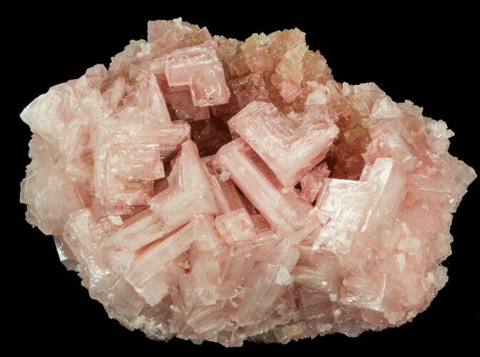 Pink Halite Crystal Plate - Trona, California #40552